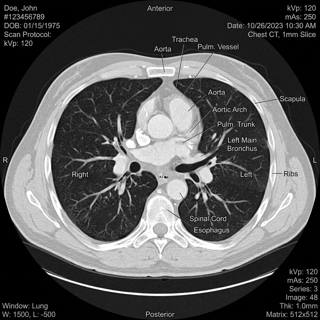 Standard CT Scan Anatomy