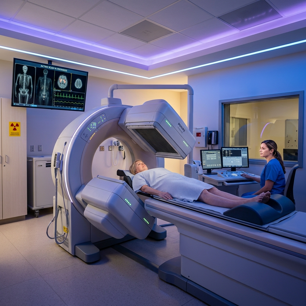 Dual Head Gamma Camera Scans
